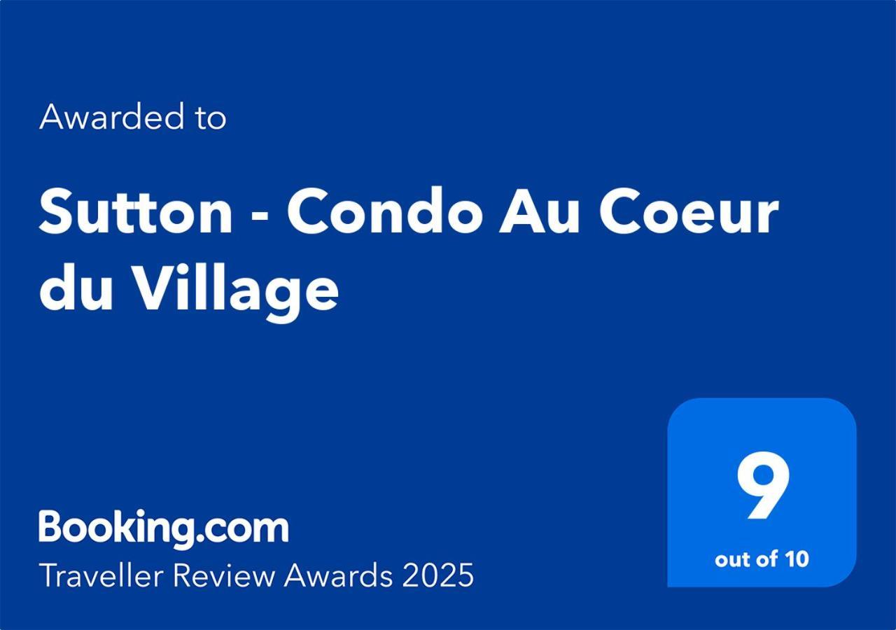 Sutton - Condo Au Coeur Du Village 외부 사진